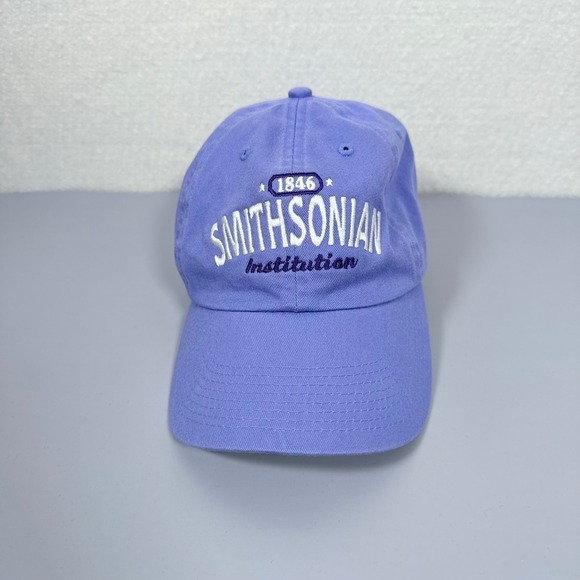Smithsonian‎ Institution Hat Adjustable Baseball Cap Purple 1846 Museum Lavender